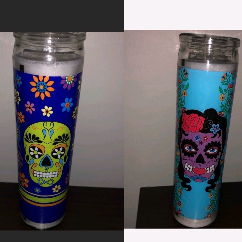 Day of the dead candles